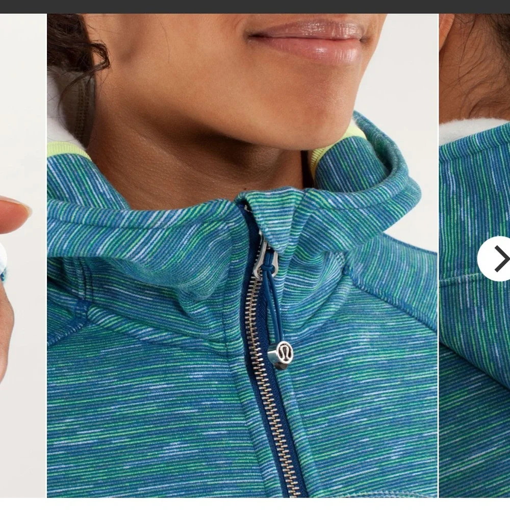 Lululemon Scuba Hoodie Wee Are From Space Printed Polar Cream Clarity Yellow Sz8